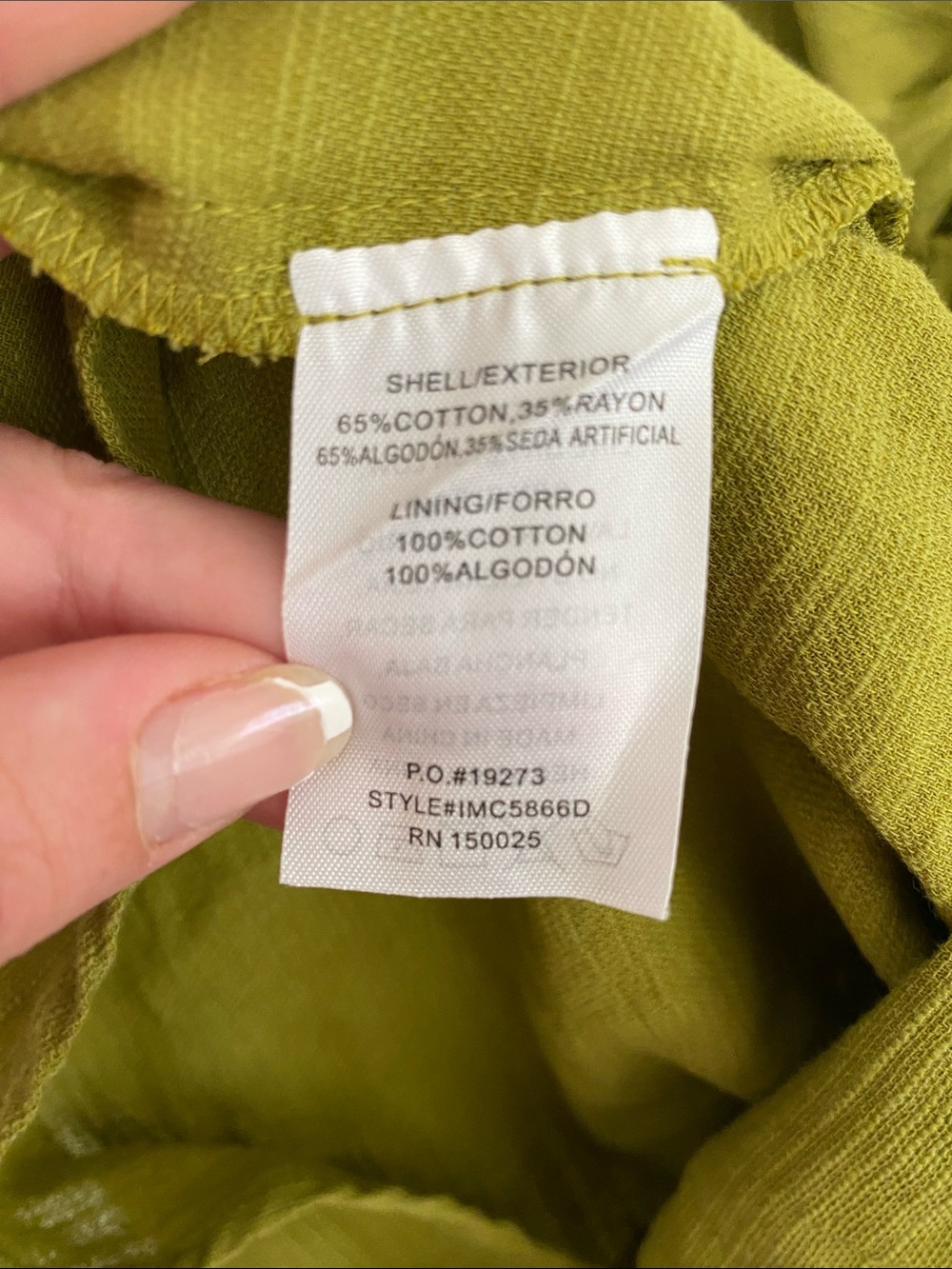 Solai the Label Lively Cotton Mini Dress in Olive Green Size Small - Picture 10 of 10